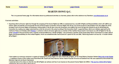 Desktop Screenshot of martinhoweqc.com